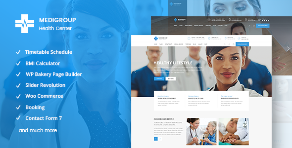 Medigroup – Modern Medical & Healthcare WordPress Theme